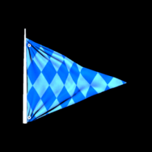 Blue Chequered Flag